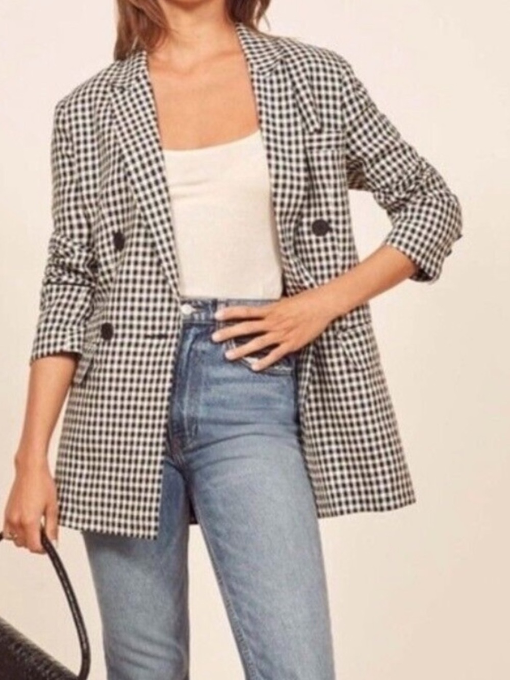 Reformation Linen Blazer